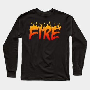 Fire Girlfriend Long Sleeve T-Shirt